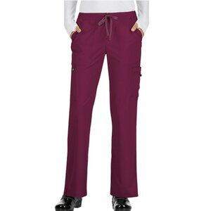 Koi Basics Women's Wine Holly Straight Leg Scrub Pant Size XS
